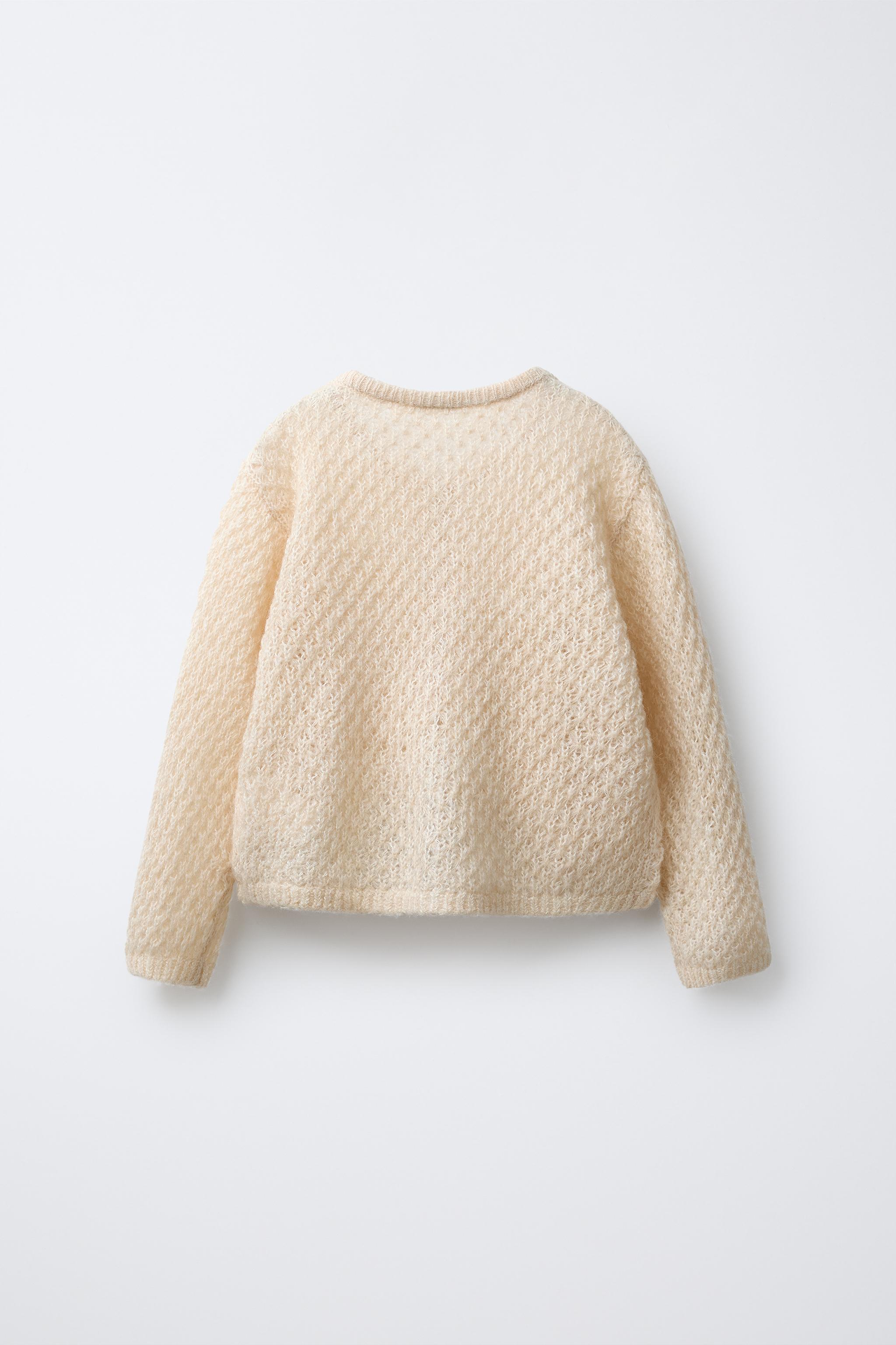 WOOL AND ALPACA KNIT CARDIGAN